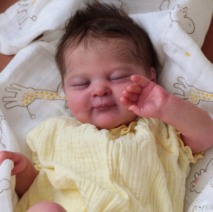 19 Inches Unpainted Closed Eyes Olivia Reborn Doll Kit