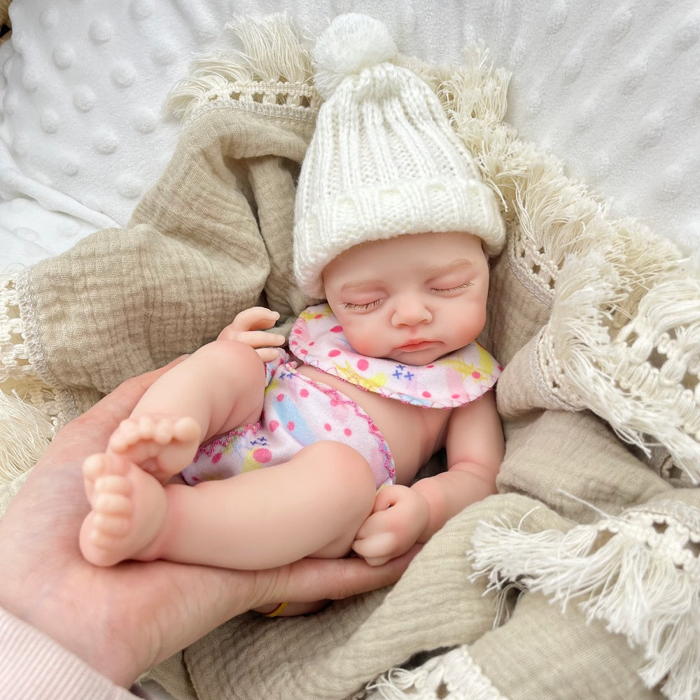 30cm Full Silicone Stretchable Irys Reborn Doll Girl