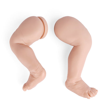 17 inches Darren Closed Eyes DIY Blank Unpainted Unfinished Reborn Doll Kit