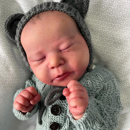 21 Inches Closed Eyes Unpainted Chase Reborn Doll Kit