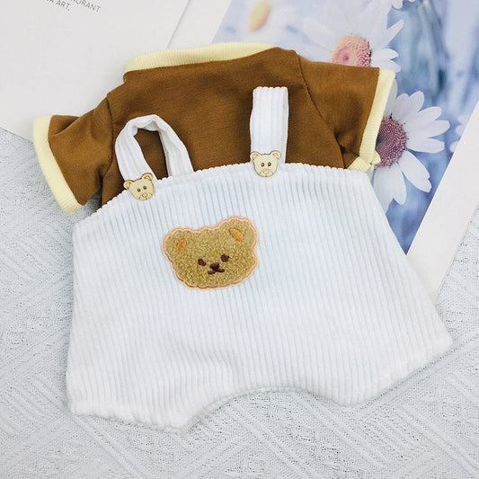 Top overalls two piece set for 30cm Reborn Dolls