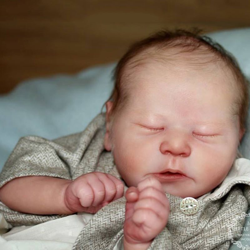 21 Inches Closed Eyes Unpainted Chase Reborn Doll Kit