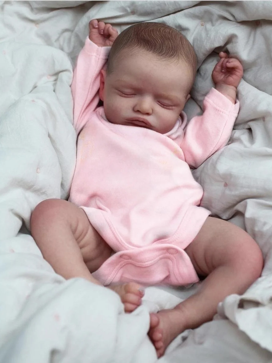 20 Inches Sweet Rosalie Reborn Dolls Girl In Pink Clothes