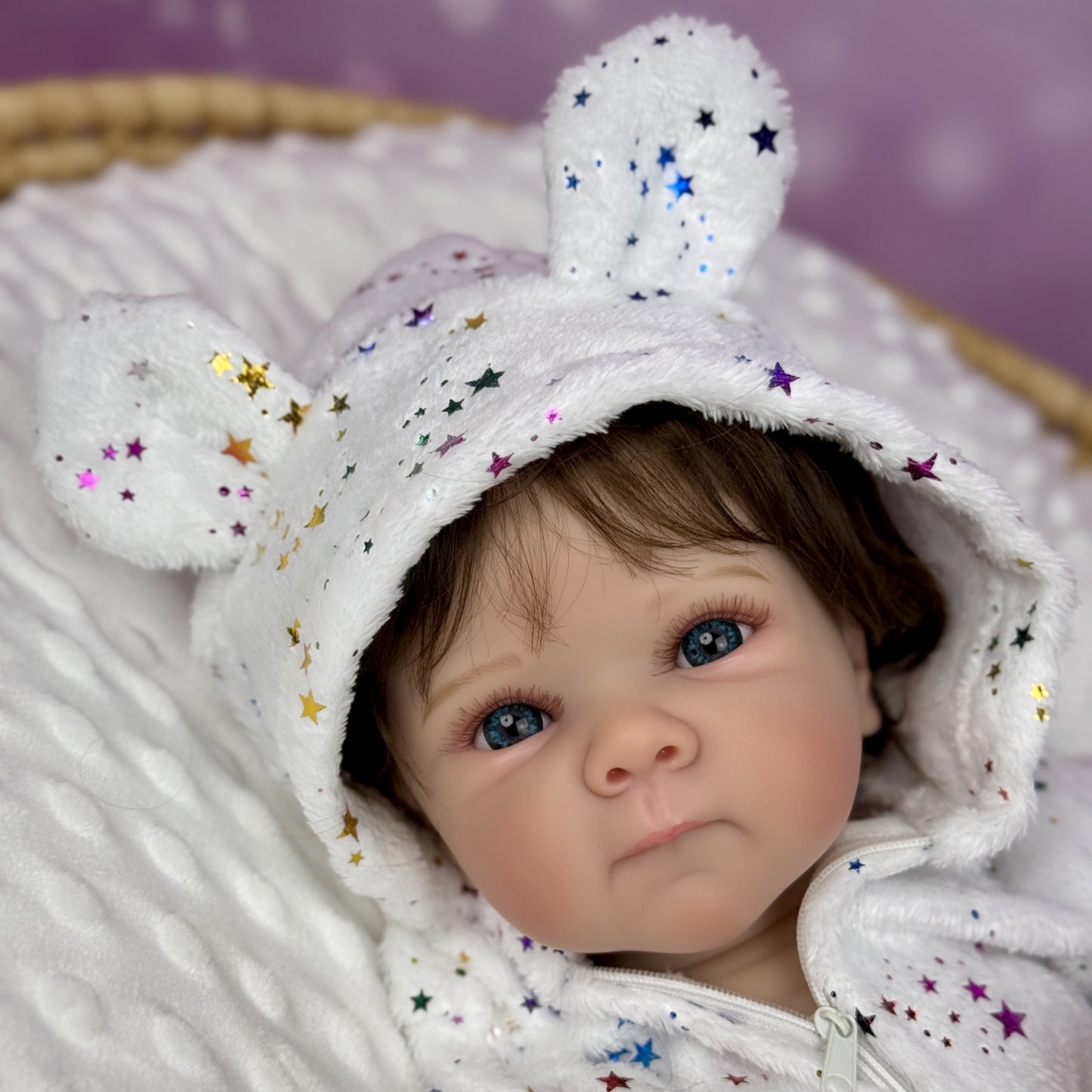 45cm Lifelike Vinyl Body Short Hair Bettie Reborn Baby Girl