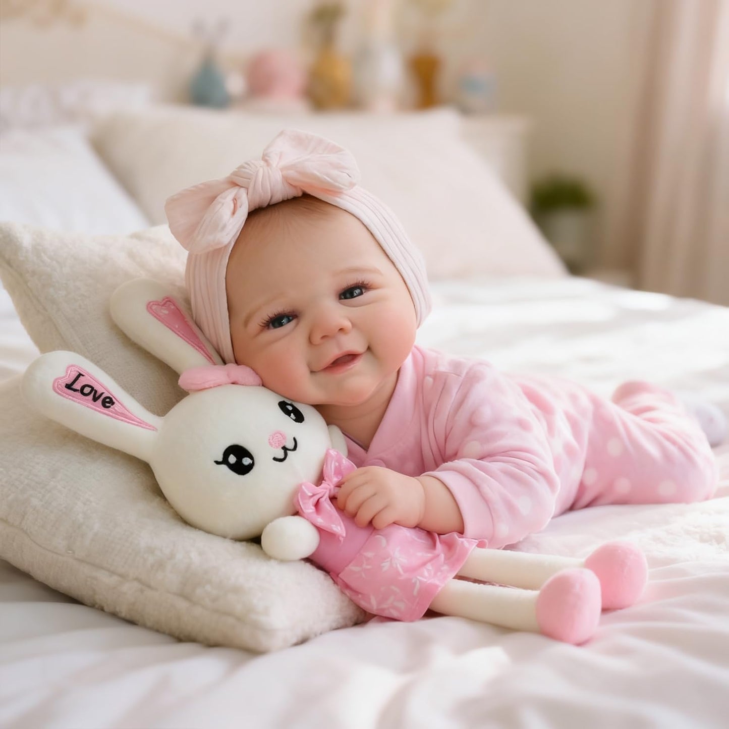 19 inches Open Eyes Soft Body Reborn Dolls -Vivienne