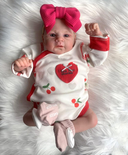 19 Inches Realistic Soft Body Open Eyes Reborn Doll Twin Sisters-Elijah