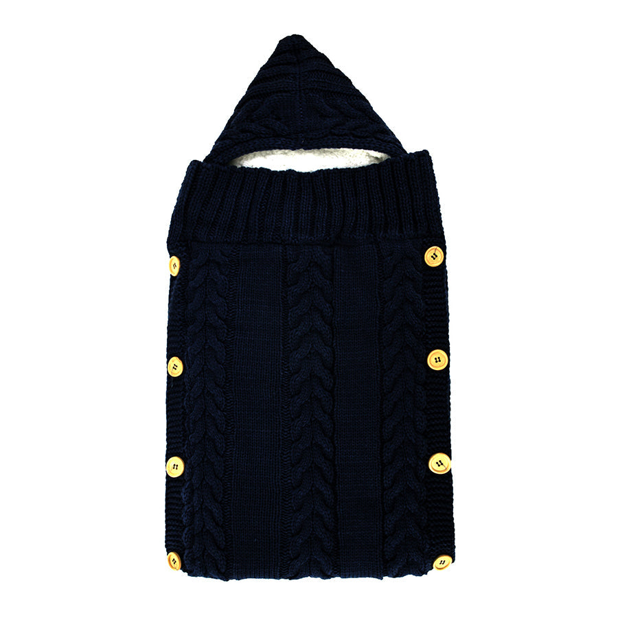 Warm Knit Fleece Solid Color Sleeping Bag For 17-24 Inches Reborn Dolls