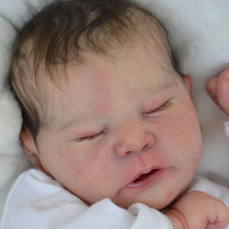 21 Inches Closed Eyes Unpainted Chase Reborn Doll Kit
