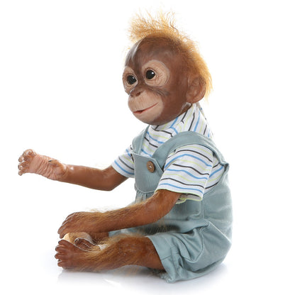 21'' 52CM Handmade Detailed Paint Reborn Baby Monkey