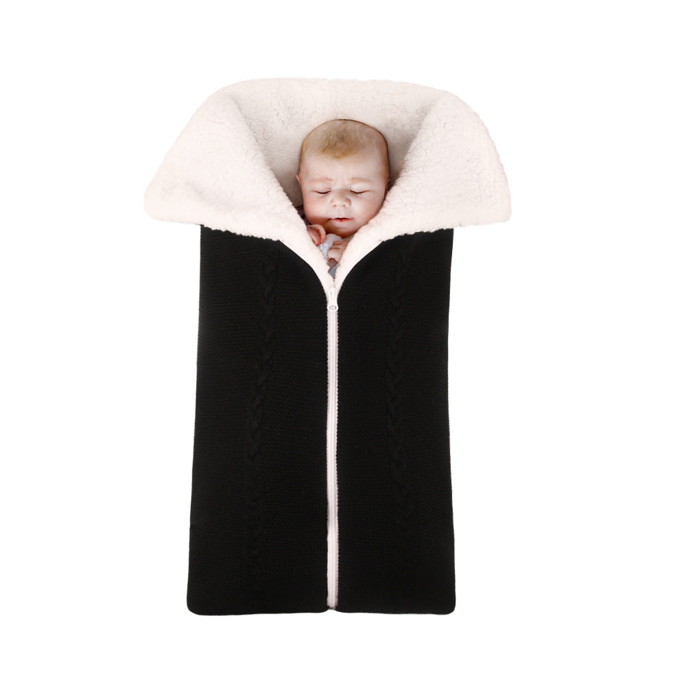 Knit Fleece Sleeping Bag For 17-24 Inches Reborn Dolls