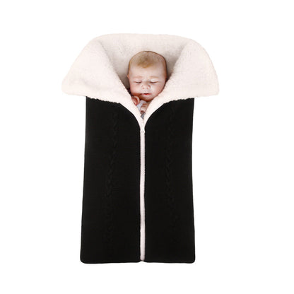 Knit Fleece Sleeping Bag For 17-24 Inches Reborn Dolls