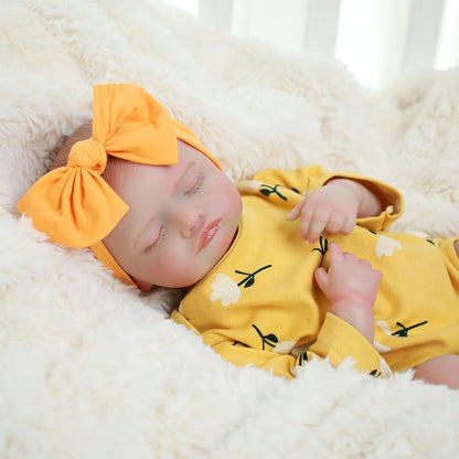 20 Inches Lifelike Rosalie Reborn Dolls Girl In Yellow Clothes