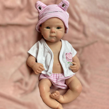 30cm Full Silicone Bettie Reborn Baby Girl in Pink Clothes