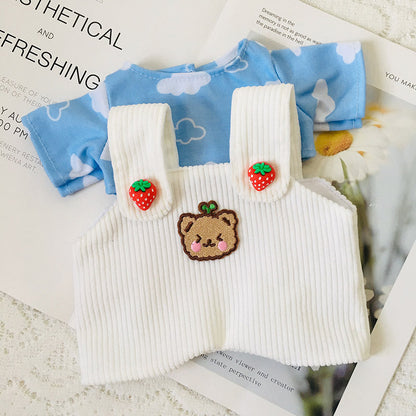 Top overalls two piece set for 30cm Reborn Dolls