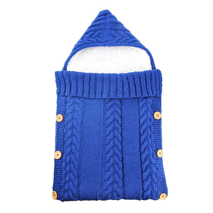 Warm Knit Fleece Solid Color Sleeping Bag For 17-24 Inches Reborn Dolls