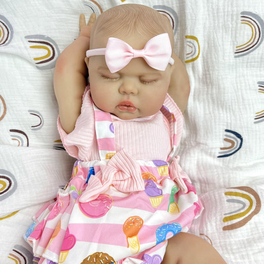 50cm Soft Body Sleeping Pickle Reborn Doll