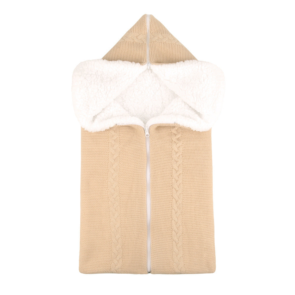 Knit Fleece Sleeping Bag For 17-24 Inches Reborn Dolls