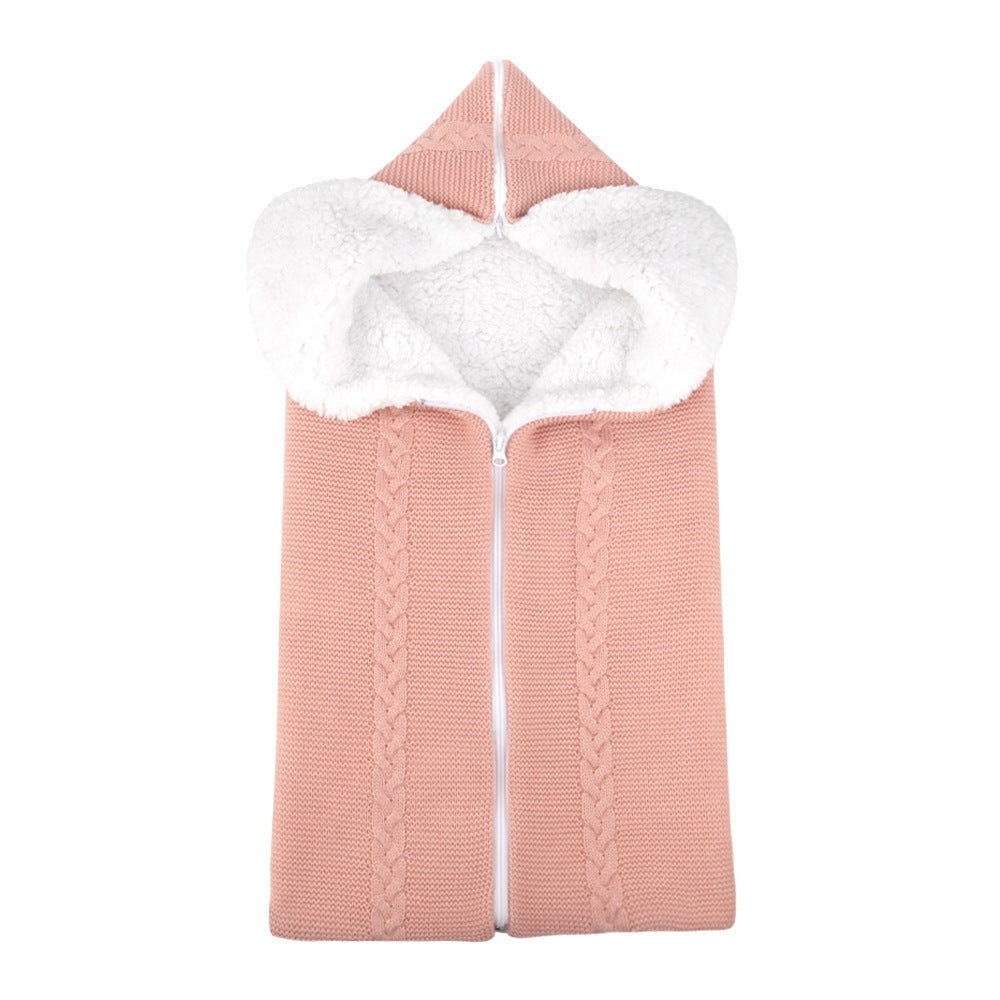 Knit Fleece Sleeping Bag For 17-24 Inches Reborn Dolls