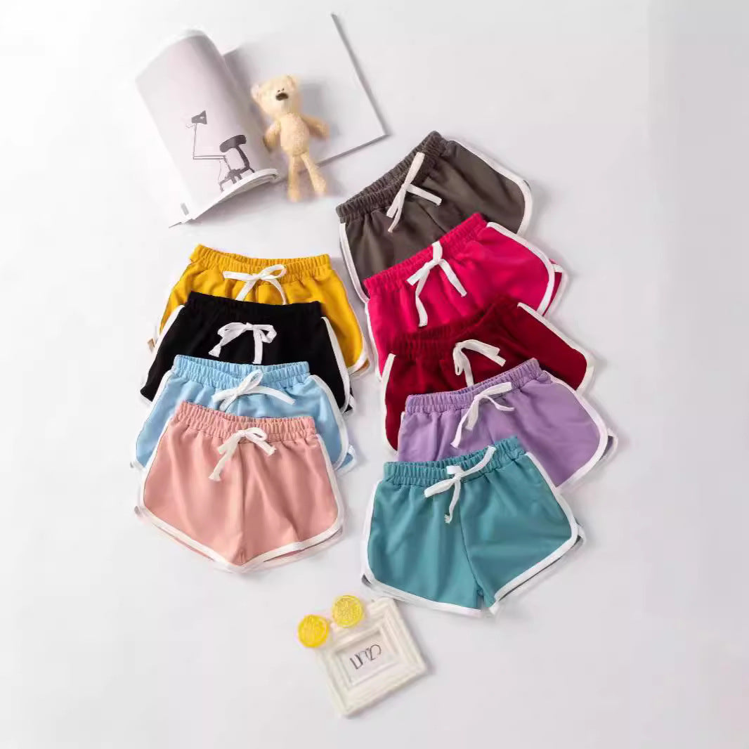 Cotton Fitness Sportswear Drawstring Beach Pants