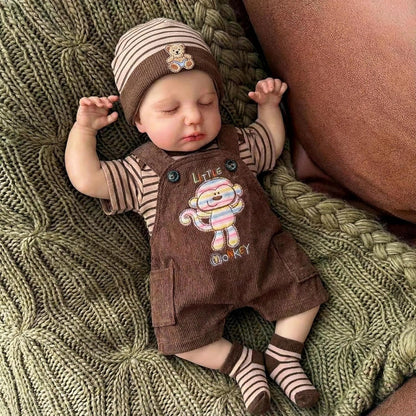 20 Inches Lifelike Closed Eyes Loulou Reborn Baby Boy
