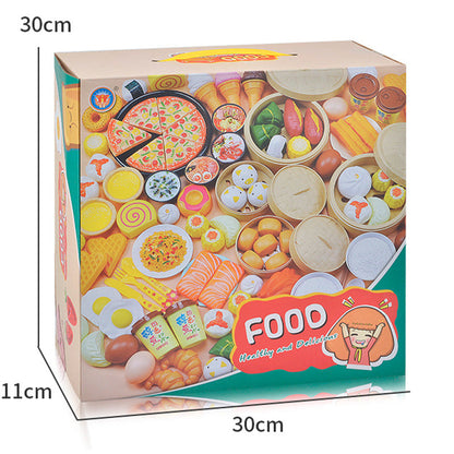 50 PCS Play Kitchen Food Set for Kids