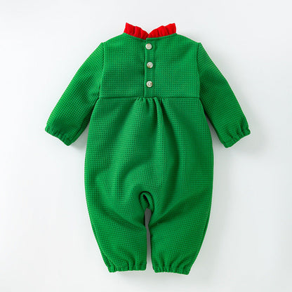 Autumn and Winter Christmas Jumpsuit for 27-28 Inches Dolls