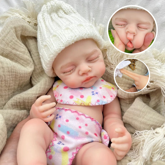 30cm Full Silicone Stretchable Irys Reborn Doll Girl
