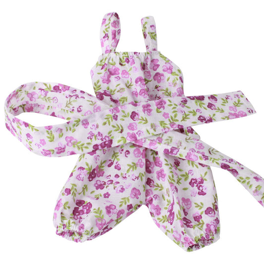 Beautiful Floral Onesie 2-Piece Set for 30cm Dolls