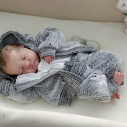 18'' Little Sike Lifelike Soft Vinyl Doll Reborn Baby Doll Girl-Levi Series