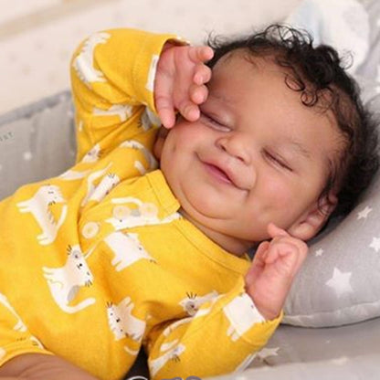 19 Inches Unpainted Closed Eyes Cecilia Reborn Doll Kit