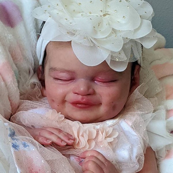 19 Inches Unpainted Closed Eyes Cecilia Reborn Doll Kit