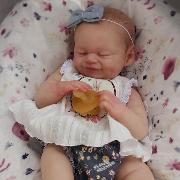 19 Inches Unpainted Closed Eyes Cecilia Reborn Doll Kit