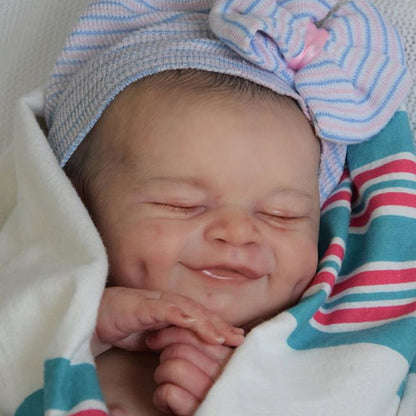 19 Inches Unpainted Closed Eyes Cecilia Reborn Doll Kit