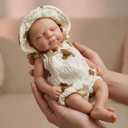 30cm Full Silicone Sleep Pascale Reborn Girl In Little Bear Outfits