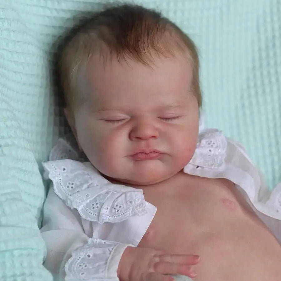 19 Inches Unpainted Closed Eyes Reborn Max Doll Kit