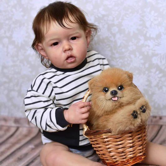 22 Inches Lifelike Short Hair Reborn Baby Boy Liam