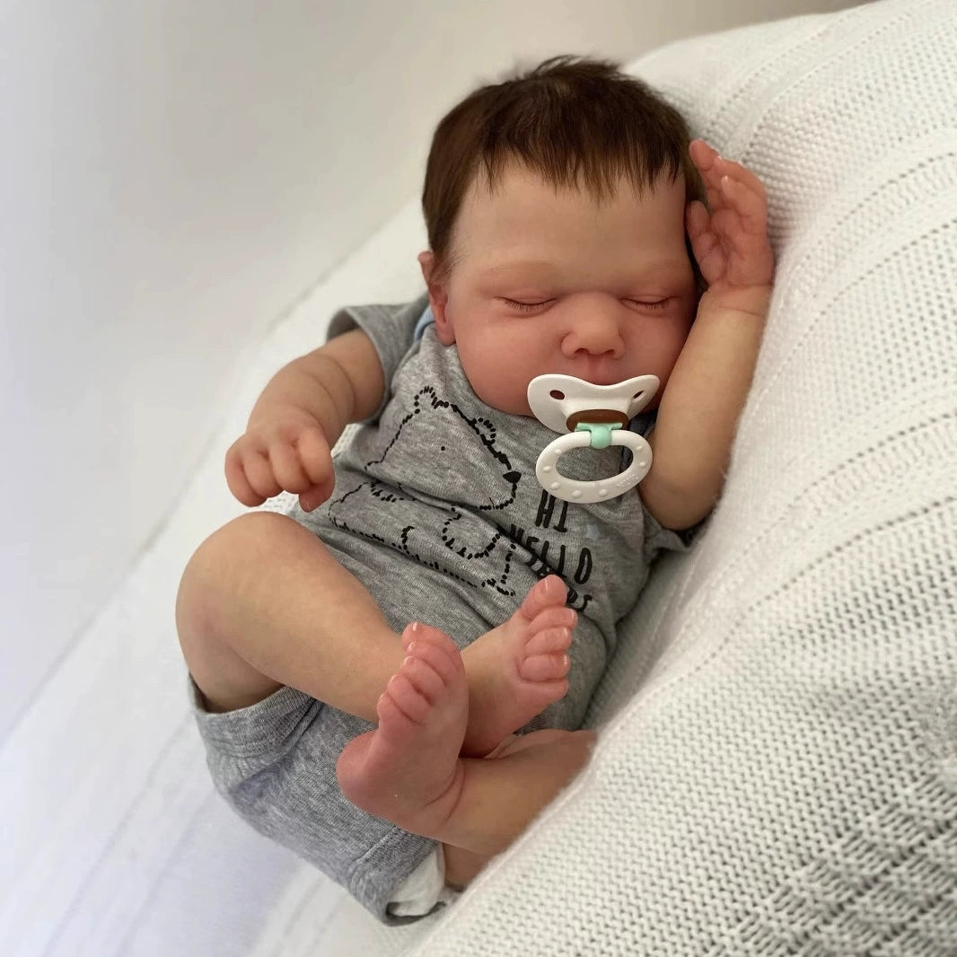 50cm Realistic Closed Eyes Soft Body Reborn Dolls Miley