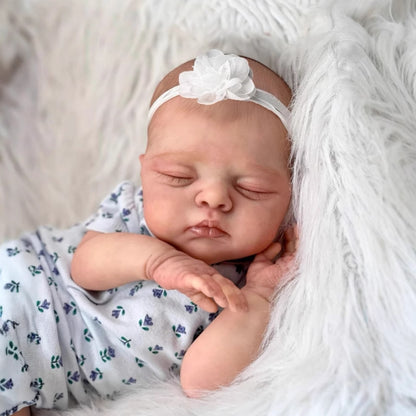 20 Inches Lifelike Soft Body Sleeping Reborn Doll Irys