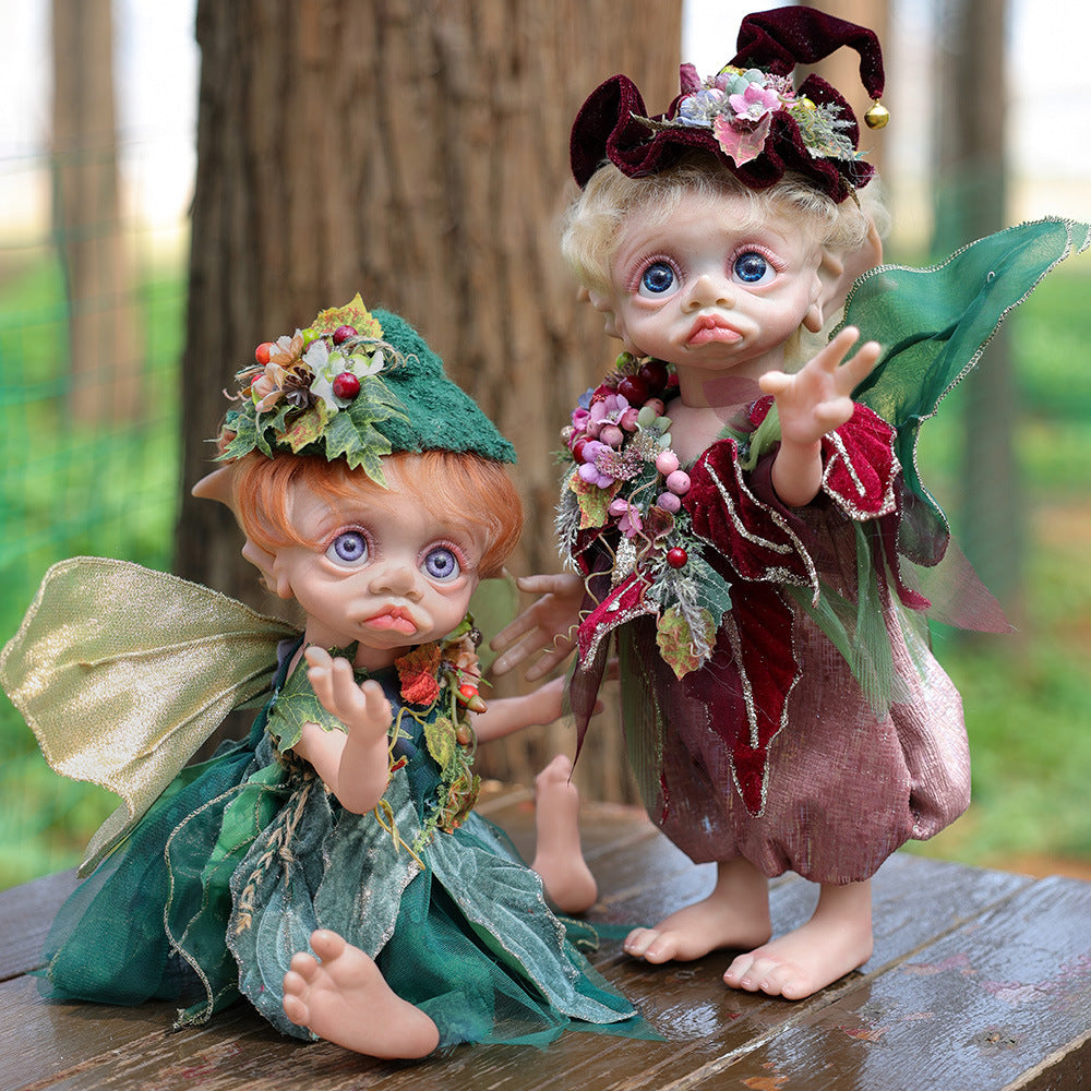 16 Inches Lifelike Blue Eyes Reborn Twin Elfs