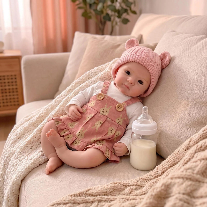 30cm Full Silicone Bettie Reborn Baby Girl in Pink Dress