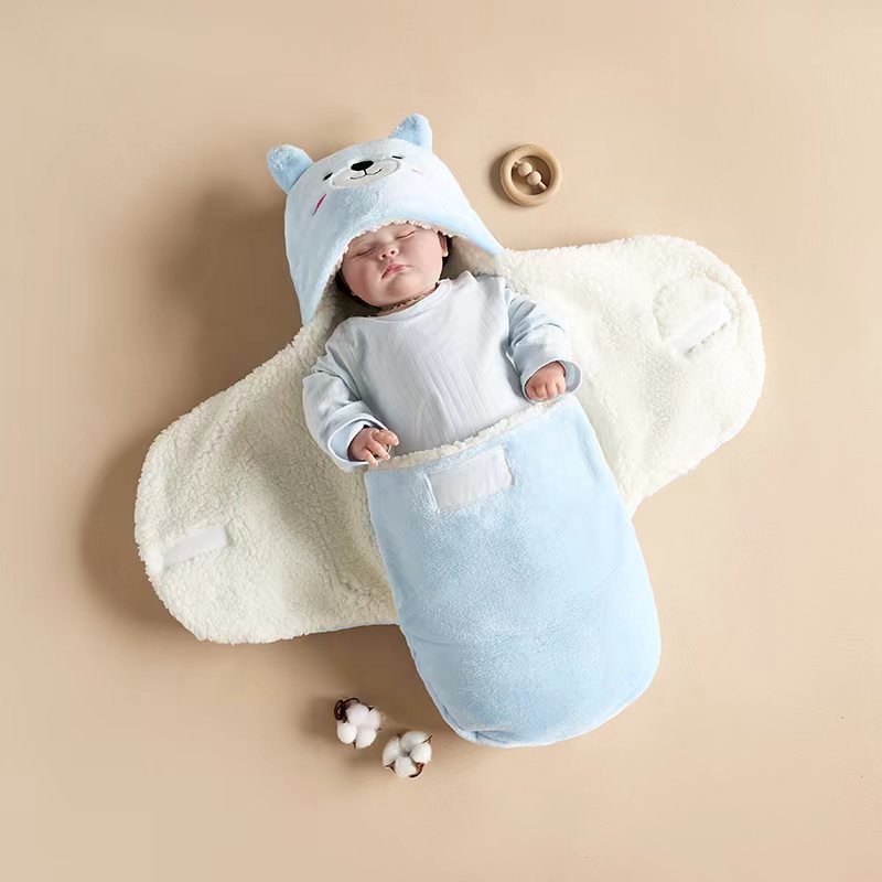 Cute Cartoon Plush Sleeping Bag for 20-24 Inches Dolls