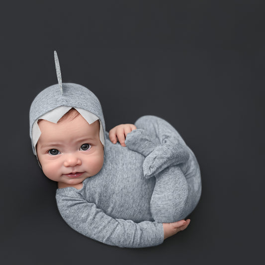 Baby Shark Pajama and Hat 2-Piece Set for 18-20 Inches Dolls
