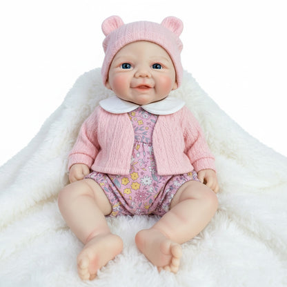 30cm Silicone Blue Eyes Reborn Baby Girl Vivienne