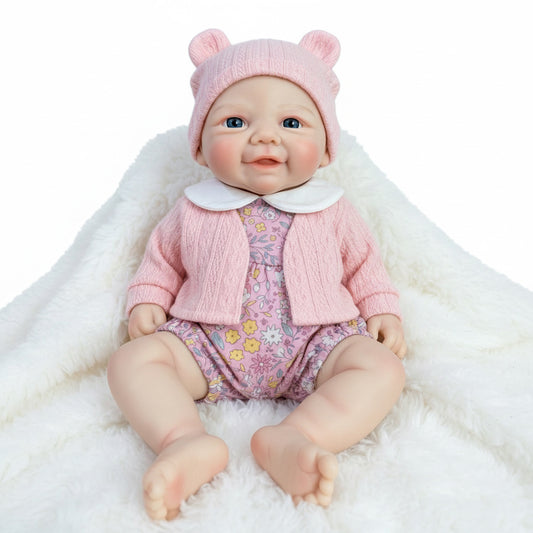 30cm Silicone Blue Eyes Reborn Baby Girl Vivienne