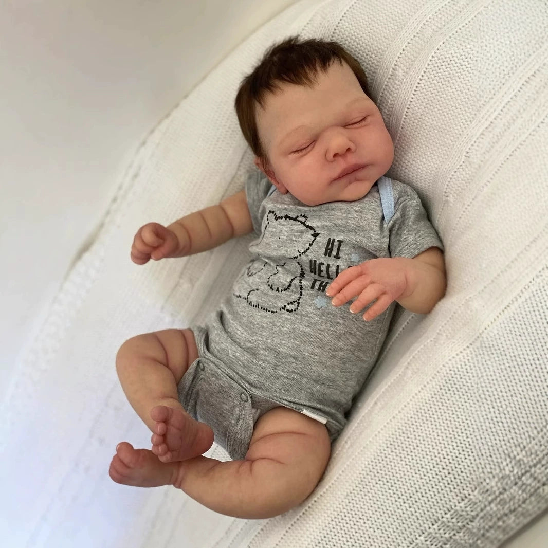 50cm Realistic Closed Eyes Soft Body Reborn Dolls Miley
