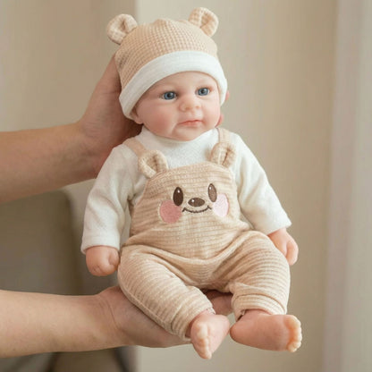 30cm Lifelike Open Eyes Silicone Reborn Doll Girl-Elijah