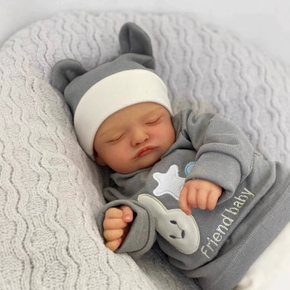 19 Inches Lifelike Closed Eyes Soft Body Reborn Doll Rosalie