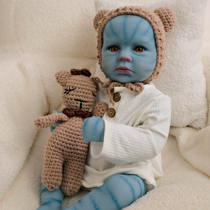 19 Inches Open Eyes Loulou reborn Baby Avatar