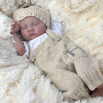 18'' Lifelike Closed Eyes Reborn Doll Boy-Levi