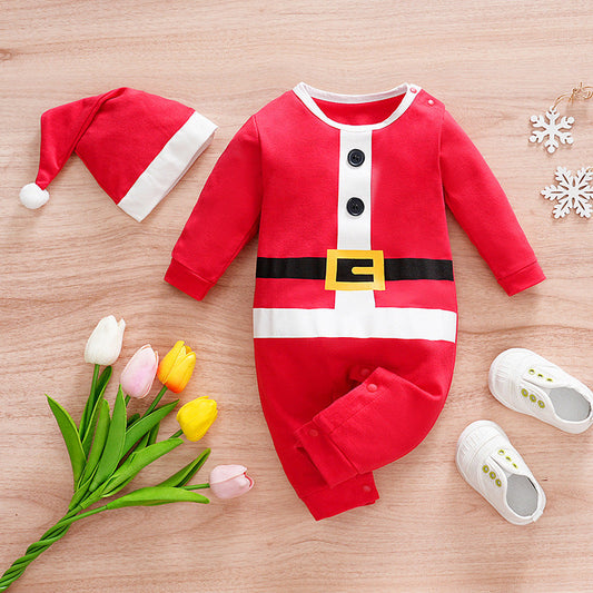 Christmas Santa Claus Onesie for 22-24 Inches Reborn Dolls